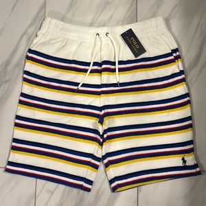 Men’s Polo Ralph Lauren Terry Cloth Striped Shorts